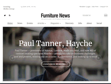 Tablet Screenshot of furniturenews.net